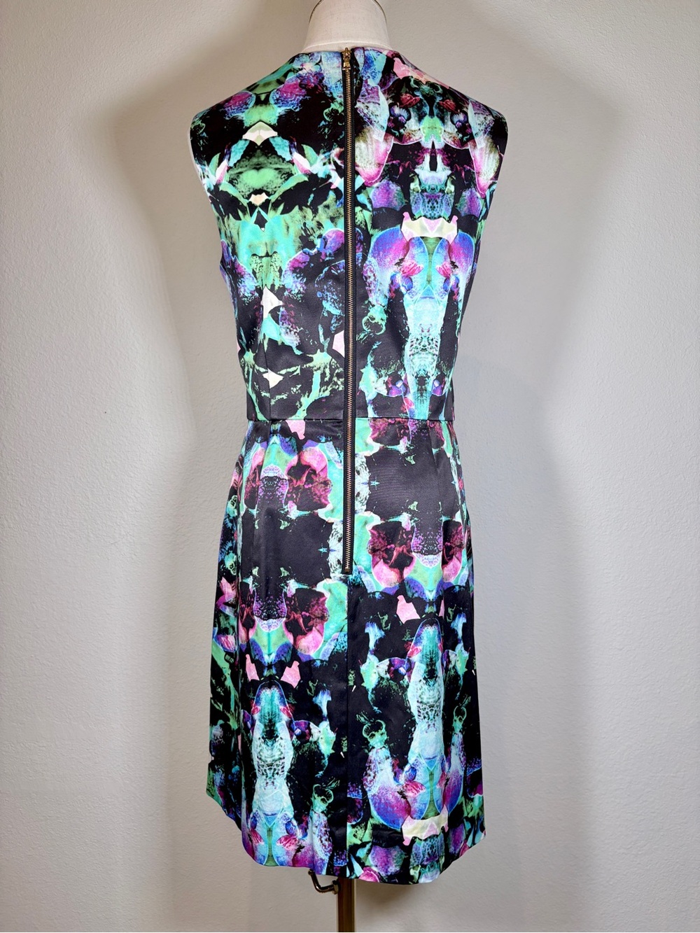 MILLY Coco Orchard Printed Sheath Dress Size 12 - Picture 3 of 10